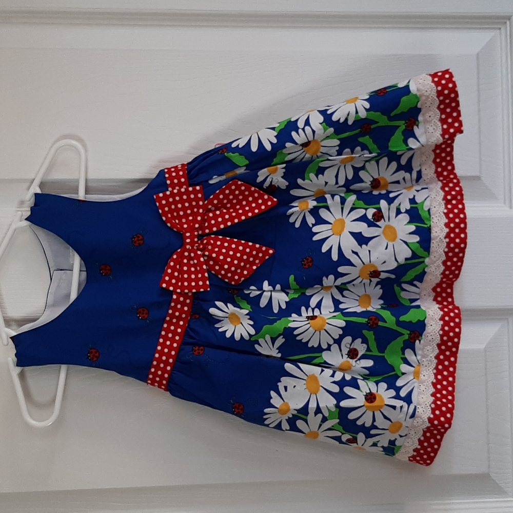 Rare Editions Daisy Ladybug Dress